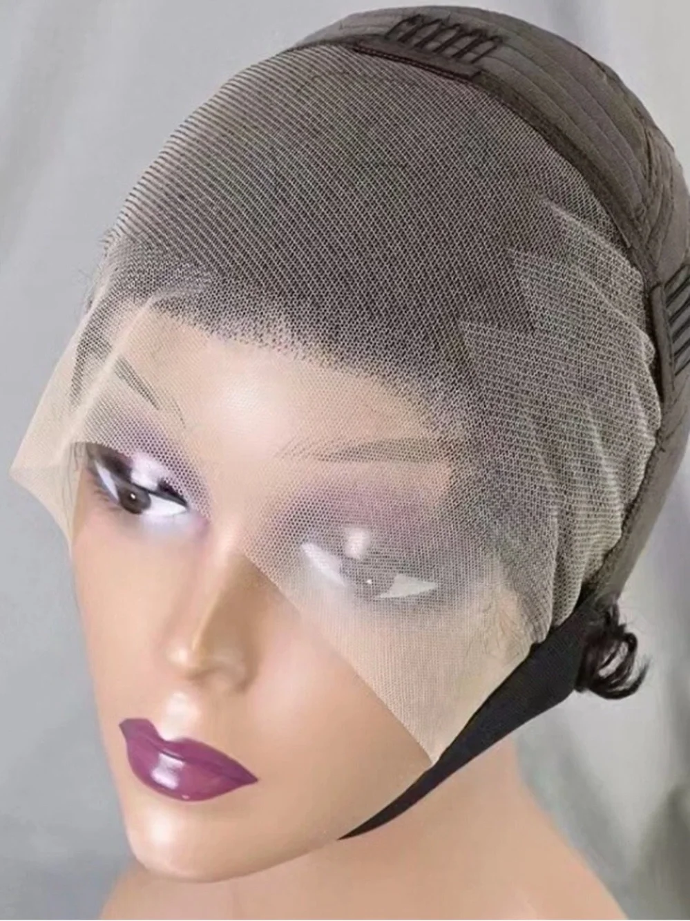 Short Curly Lace Front Wig - Dark Brown